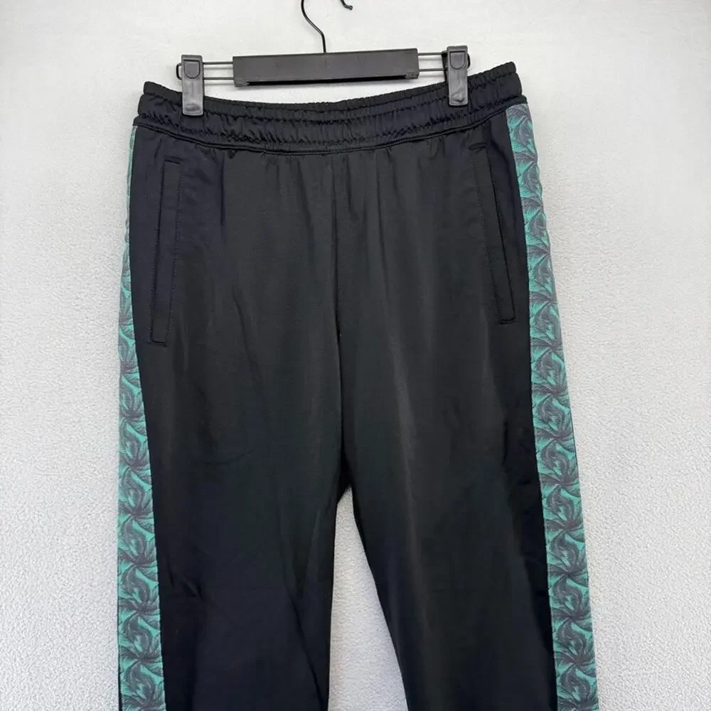 Nike Barcelona Track Pants men's Small Black Tropical Floral Soccer Training Kit